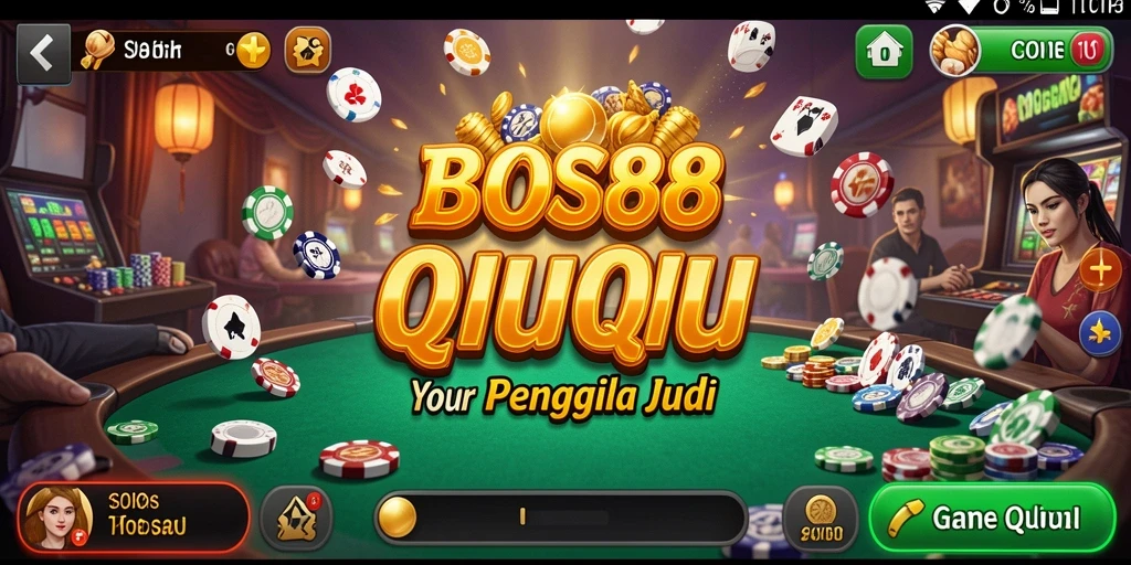 Screenshot gameplay <strong>BOS88</strong> yang menampilkan serunya permainan QiuQiu.