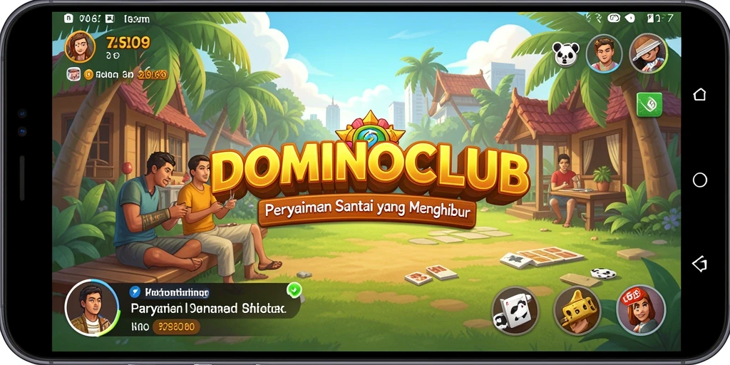 Tampilan gameplay DOMINOCLUB yang seru dan menarik.