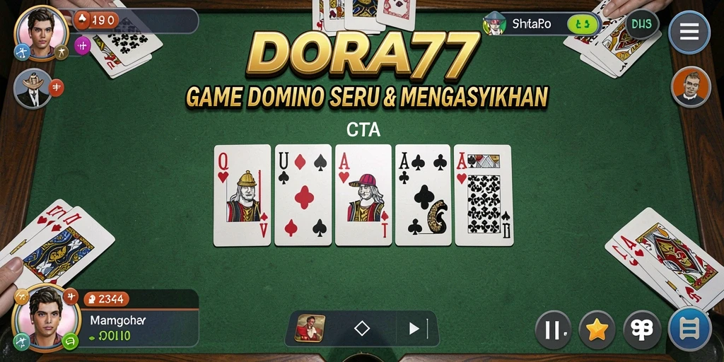 Tampilan gameplay DORA77 yang seru dan interaktif.