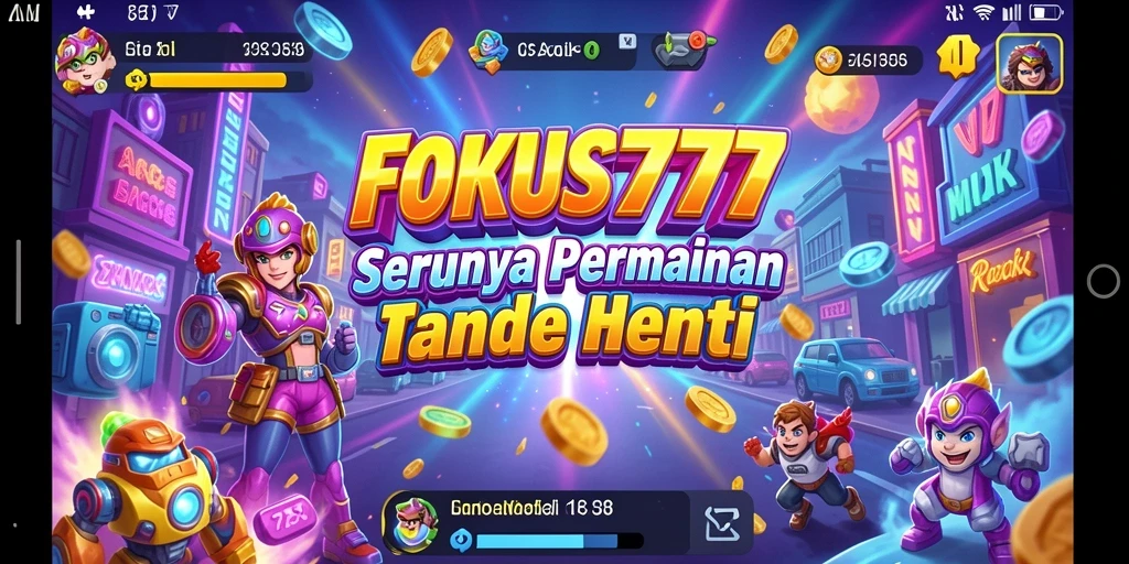 Tampilan menarik dari gameplay seru FOKUS777 yang penuh tantangan.
