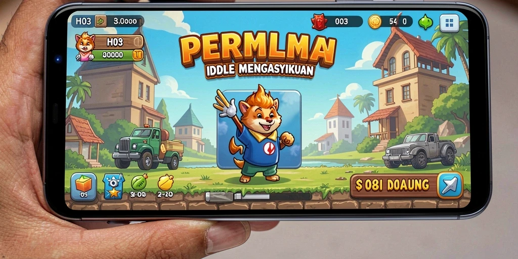 Screenshot H03 menampilkan gameplay Idle yang menarik dan interaktif.
