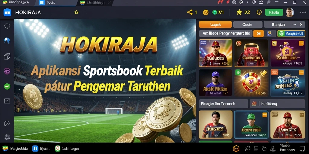 Gameplay seru dan interaktif dari aplikasi HOKIRAJA.
