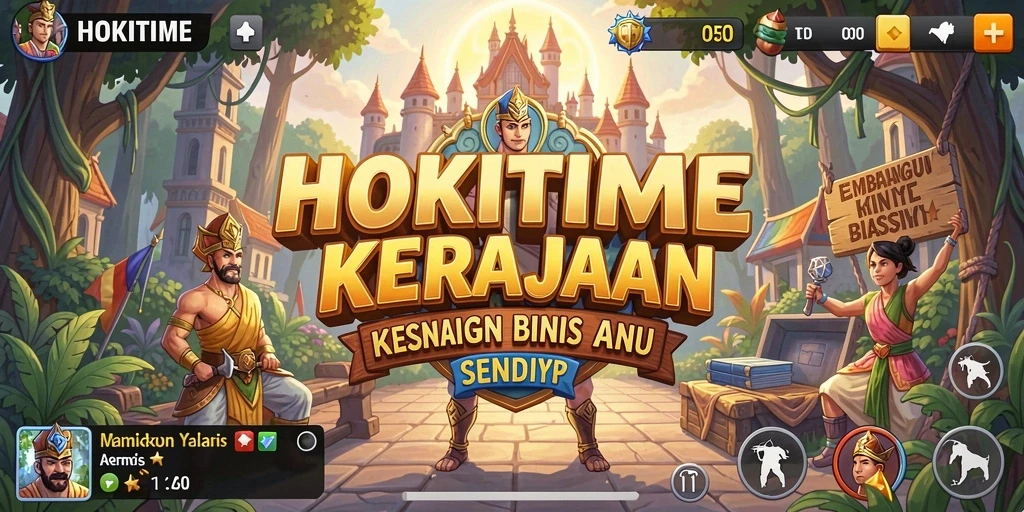 Tampilan gameplay HOKITIME yang menarik dan penuh strategi.