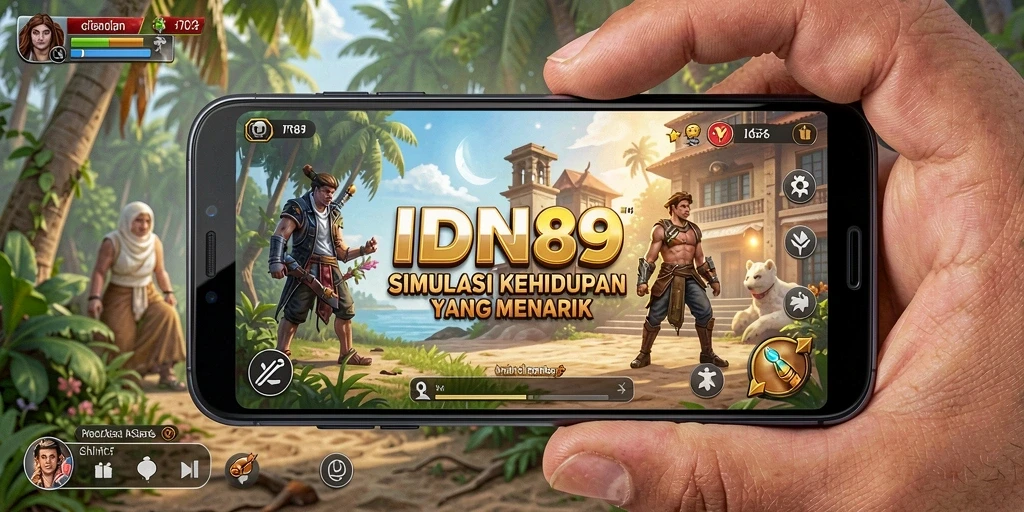 Tangkapan layar gameplay IDN89 menampilkan pengalaman simulasi yang mendalam.