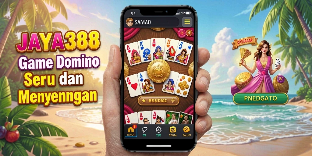 Tampilan gameplay Domino yang menarik dan interaktif.