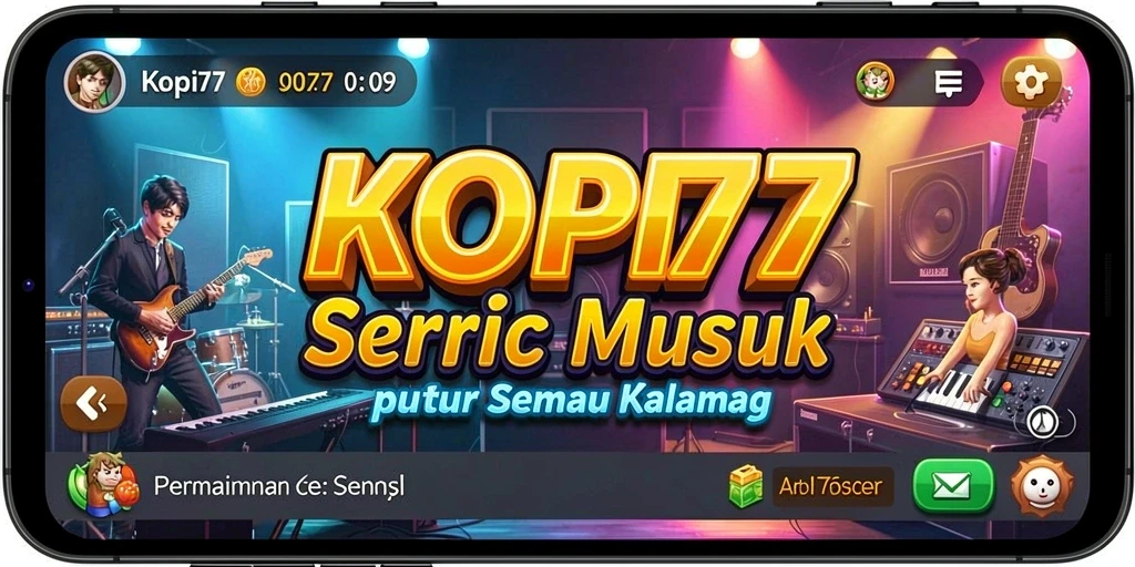 Tampilan gameplay KOPI77 yang seru dan interaktif.