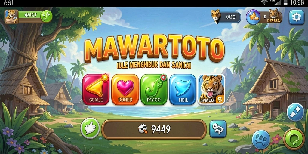 Screenshot gameplay MAWARTOTO menunjukkan aksi seru dalam game Idle.