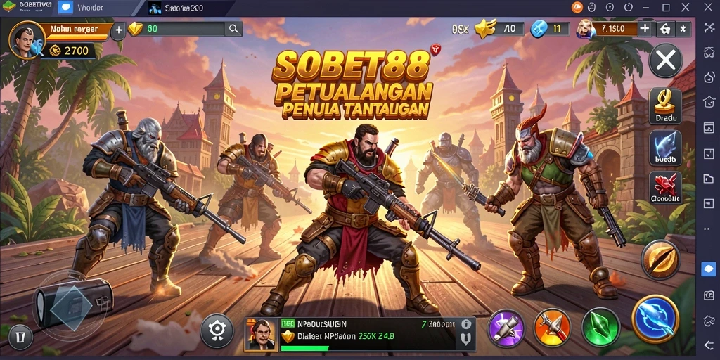 Gameplay petualangan seru dengan berbagai tantangan menarik.