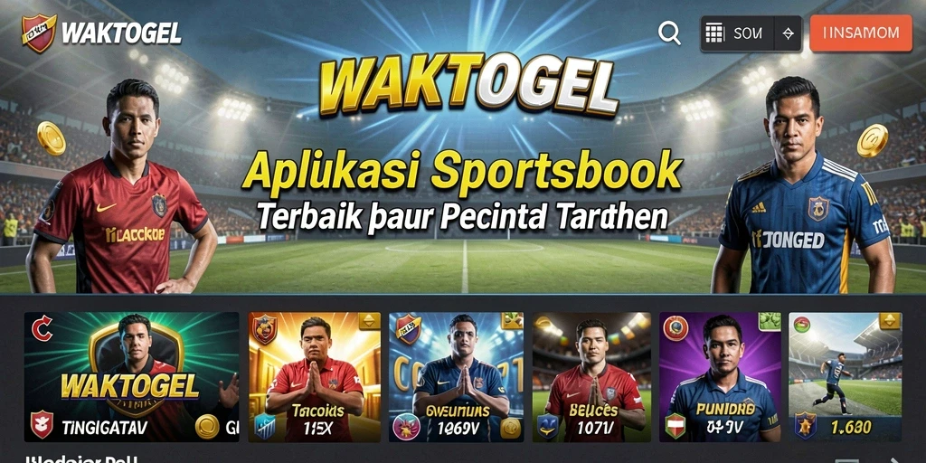 Tampilan antarmuka aplikasi WAKTOGEL yang menarik dan mudah digunakan.