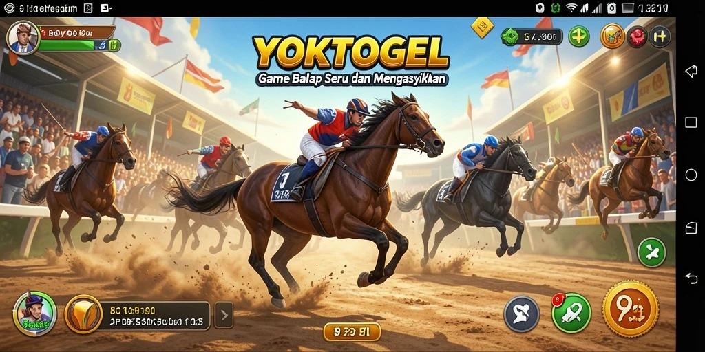 Gameplay balapan seru di YOKTOGEL dengan berbagai kendaraan.