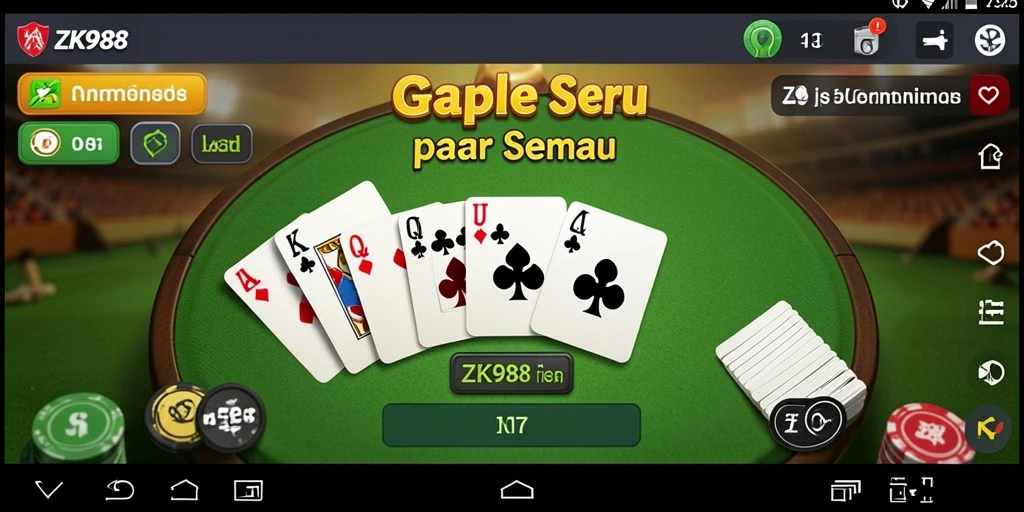 Tampilan gameplay ZK988 yang seru dan interaktif.